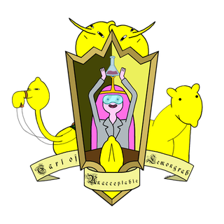 Illustration for article titled The Ancient Heraldic Shields Of... Adventure Time